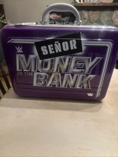 WWE DAMIEN PREIST SIGNED SENOR IN THE BANK REPLICA Money In The Bank Briefcase!