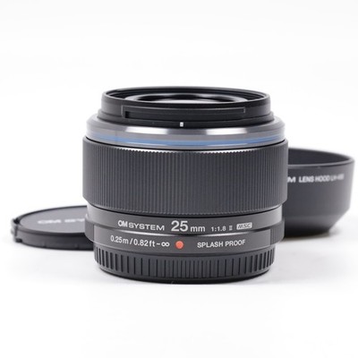 OM SYSTEM M.Zuiko Digital 25mm F1.8 II Objektiv schwarz [Top neuwertig] #8820LJ