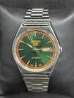 vintage Seiko 5 Refurbished Day/Date Men's Japan Made Wrist Watch