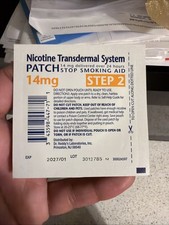 Nicotine Transdermal System Patch 14 Mg just One patch