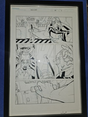 Invincible Original Art Page 7 Issue 24 Kirkman Ottley Mauler Twin Angstrom Levy
