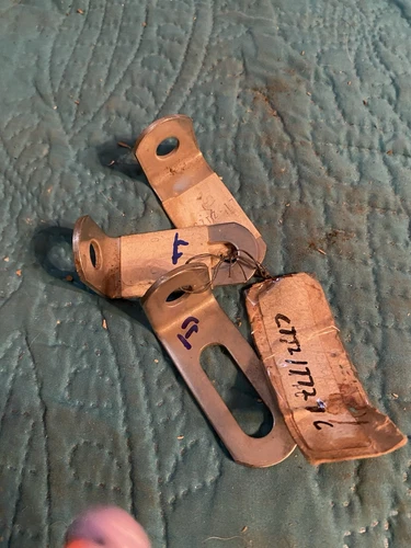 67-72  FORD TRUCK JUNIOR WESTERN MIRROR Brackets (3) NOS #tj