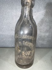 The W.H. Cawley Co F.B.W.  FLEMINGTON  NJ Blob Top HUTCH  Bottle - LOOK!