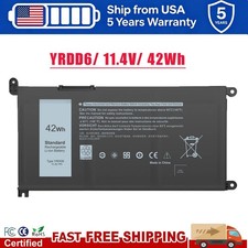   42Wh YRDD6 Battery For Dell Inspiron 3493 3582 3583 3584 7586 3793 VM732 New