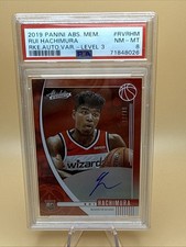 2019-20 Panini Absolute Memorabilia Rookie Level 3 /10 Rui Hachimura Auto Lakers