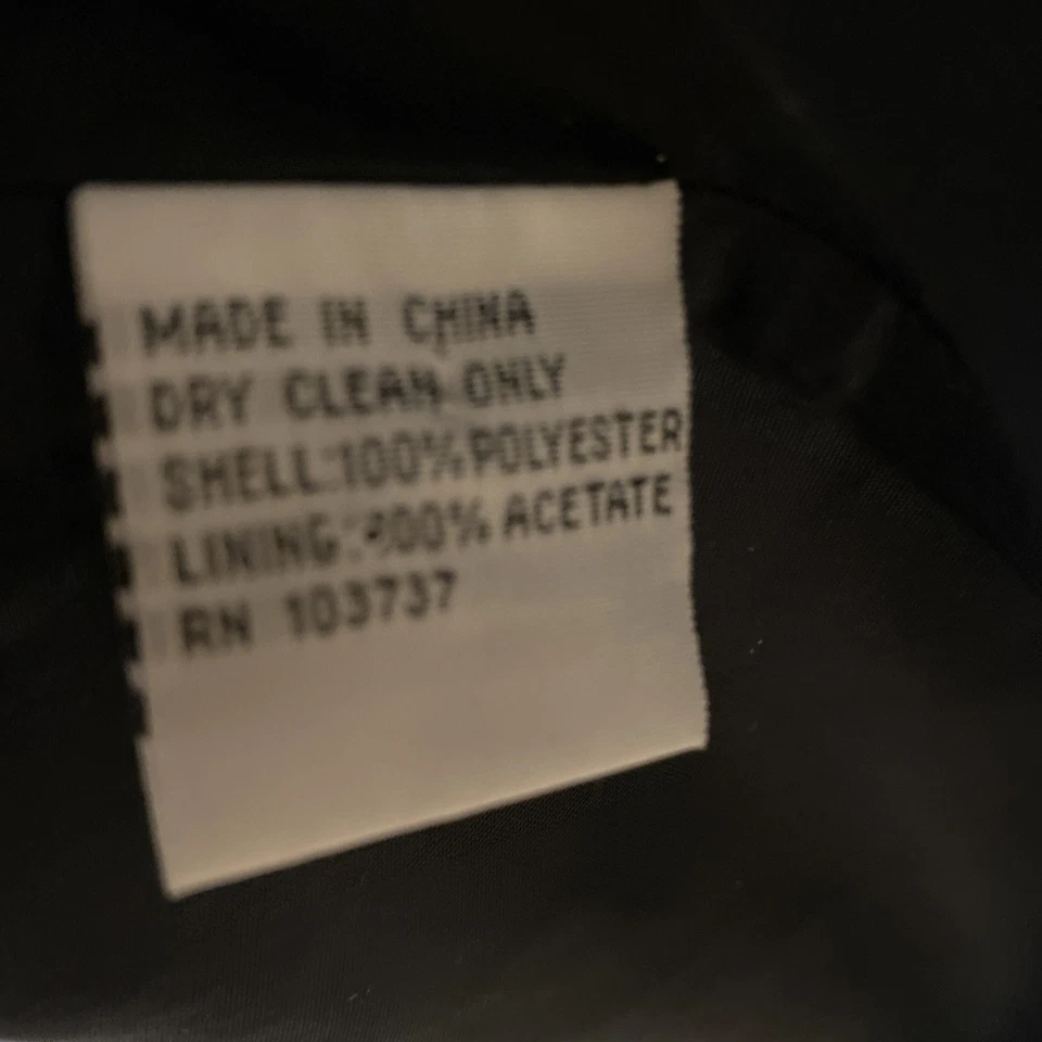 Abrigo de vestir largo a medida forrado azul marino talla 10 botones delanteros Talbots para mujer talla 10 Foto 4 de 4