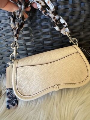 NWT Coach Mini Wavy Dinky Bag Coachtopia White Cloud Leather CQ852