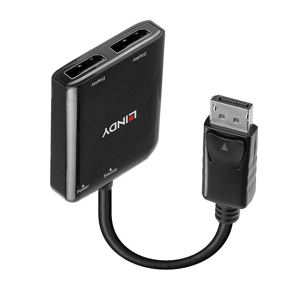 Lindy 38430 2 Port DisplayPort 1.2 MST Hub