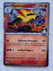 Carte Pokemon Stamp Logo Typhlosion EV10 Rivalités destinées FR 034/182