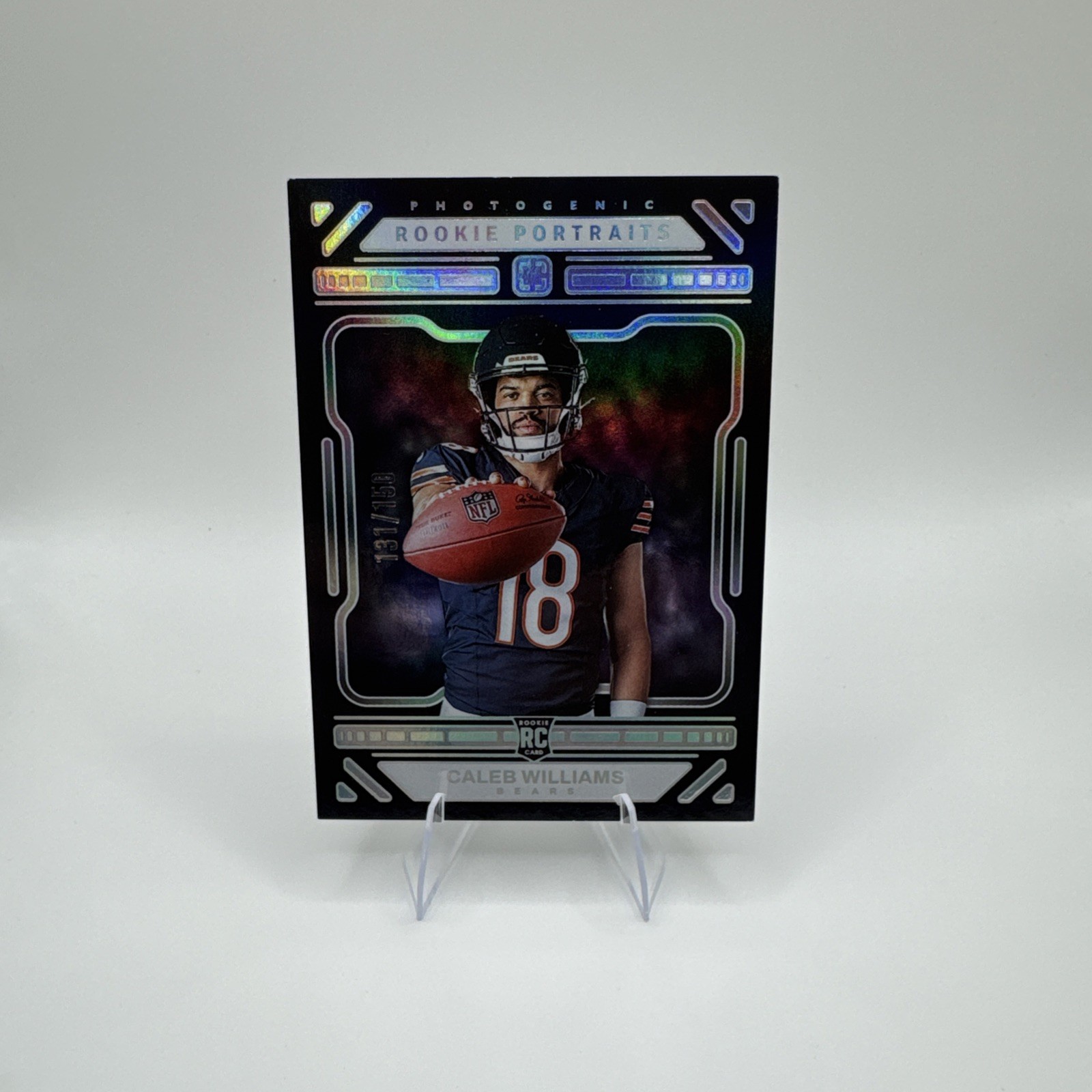 #193 Caleb Williams /150 RC Rookie Portrait Silver 2024 Panini Photogenic