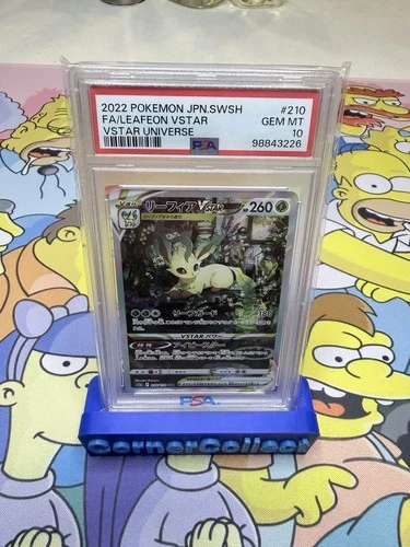 2022 Pokemon Japanese VSTAR Universe Leafeon VSTAR #210/172 GRADED PSA 10