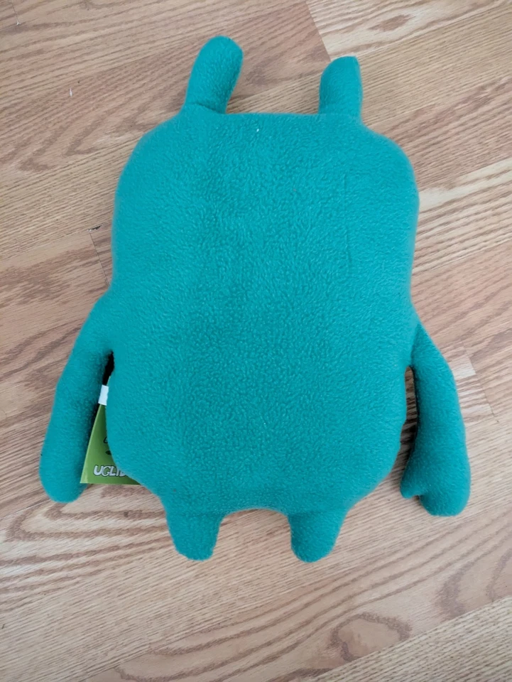 Felpa verde Gund 2011 Uglydoll Little Uglys Brip nueva con etiquetas 7 1/4"" Foto 4 de 4