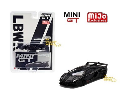 1/64 MINI GT#502 Lamborghini LB-Silhouette WORKS Aventador GT EVO Matte Black