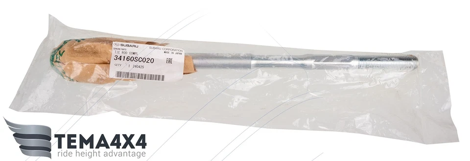 Barra de amarre de dirección interior genuina OEM para Subaru Crosstrek Impreza 34160SC020 Foto 2 de 4