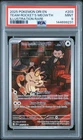 2025 Pokemon Destined Rivals Team Rocket's Meowth Illustration Rare #203 PSA 9