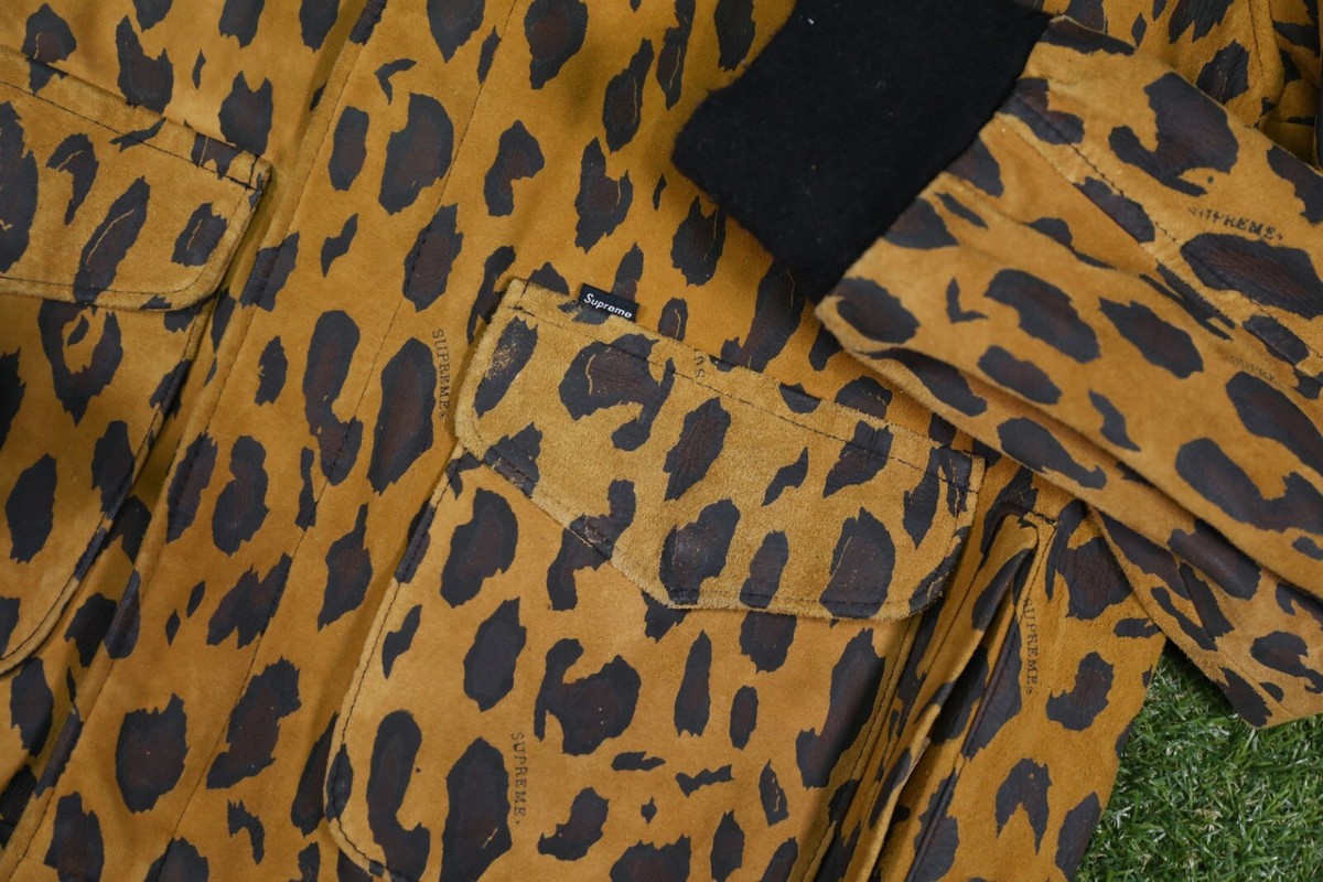SS18 Supreme x Schott Suede A-2 Jacket Cheetah Size XL | eBay SS18 Supreme x Schott Suede A-2 Jacket Cheetah Size XL | eBay