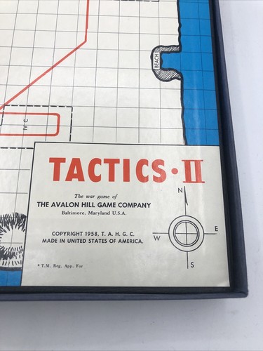 Avalon Hill War Games Tactics II 502 1973 - Foto 10 di 13