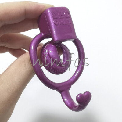 Flat Chastity Cage Hook Sissy Lock with 3 Size Rings Chastity Device Male Belt