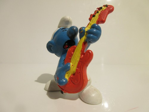 20023 Schleich Smurf Schlümpfe: Rock Nr Roll Smurf Ref. : 1E317 - Picture 2 of 8