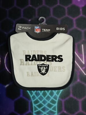 Las Vegas Raiders Baby Bibs 2 Pack NFL