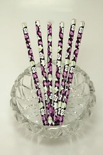 VERA BRADLEY PLUMB PETALS GEM TIP PENCIL SET