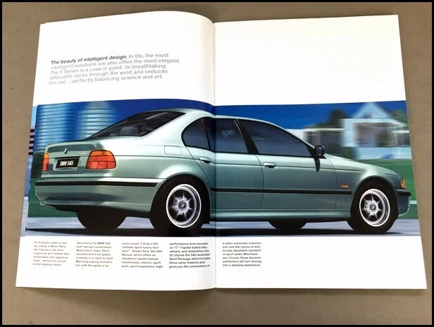 1998 BMW 528i 540i 42-page Original Car Sales Brochure Catalog Foto 4 de 4