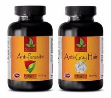 Candida balance - ANTI PARASITE - GREY HAIR COMBO 2B - saw palmetto and nettle