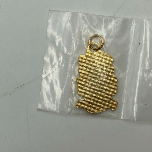 Vintage pendant Mark of excellence productivity Improver NEW Gold Tone - Picture 4 of 5