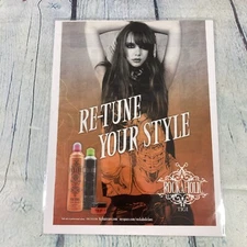 2009 Rock A Holic Haircare Sexy Lady Print Ad/Poster Promo Art Magazine Page