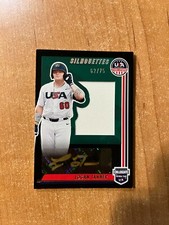 2022 Panini Stars & Stripes - Logan Tanner - Silhouettes Black Gold Auto /75