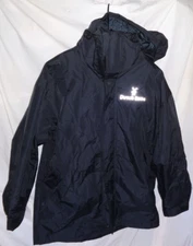 Rare DUTCH BROS COFFEE Reflective Parka Hooded Jacket & Fleece Vest Sz Small