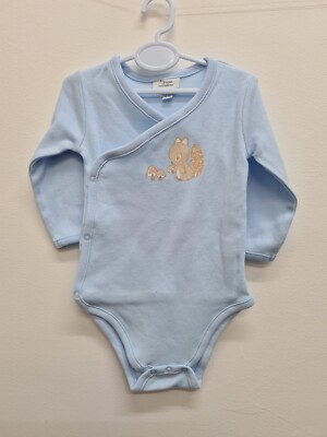 Mio Primo Corredino Baby Junge Langarm Body Blau 3-6 M