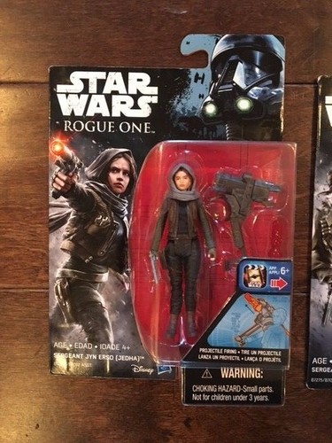 Star Wars Rogue One Sergeant Jyn Erso 2 Figure Lot - Jedha and Eadu Disney NEW - Picture 4 of 5
