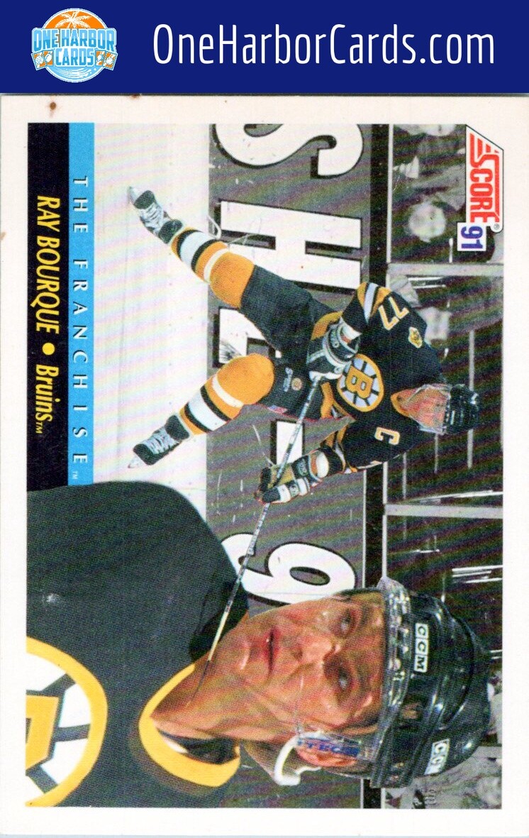 1991-92 Score Canadian English Boston Bruins #331 Ray Bourque