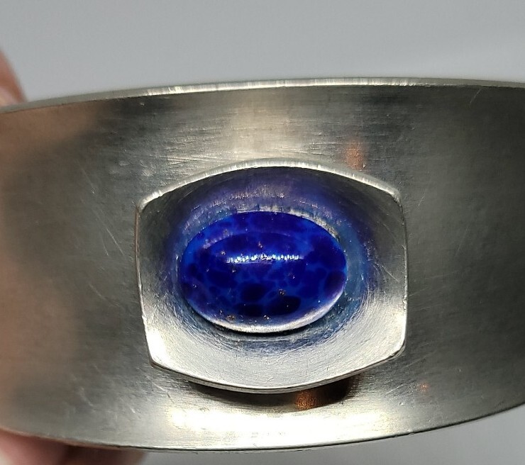 Bracelet En étain Jorgen Jensen Danemark - Style Moderniste Brutaliste - Occasion