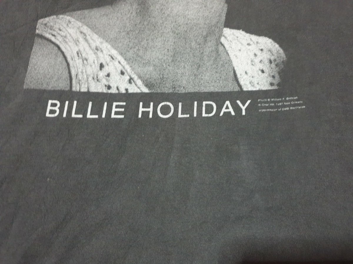 Rare Vintage 1990 Billie Holiday William P. Gottlieb T shirt XL