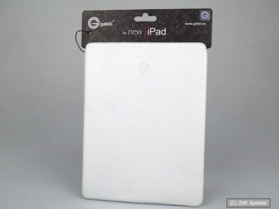 Galeli G-iPadEasy-02 Apple iPad 2 protective bag sleeve case cover leather white New