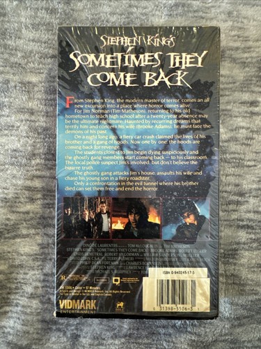 Sometimes They Come Back VHS - Picture 2 of 3