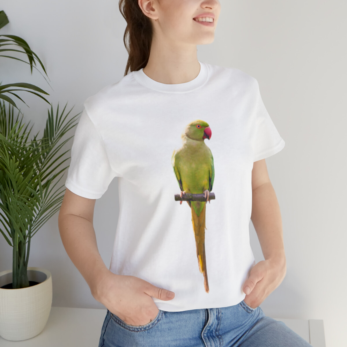 Parakeet Parrot Bella Canvas Cotton T-shirts Bird Lover BE25T/12 Ship ...