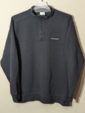 Columbia Sweater Outdoors Business Casual 1/4 Zip Golf Dad Warm Sweatshirt Sz XL
