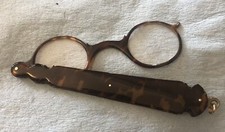 Eye Glasses VINTAGE TORTOISE ONE ARMED FOLDING Spectacle Bifocal Very Rare