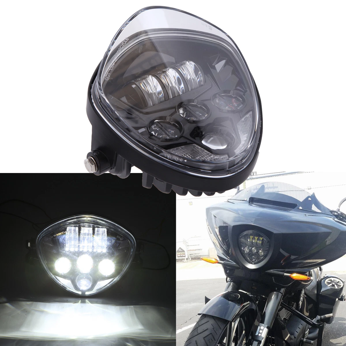 Motorcycle Headlight Assemblies for Victory Cross Country for sale