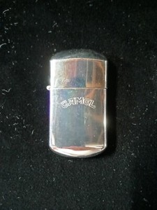 Vintage Camel Promotion Flip-Top Polished Chrome Cigarette Lighter-NEW