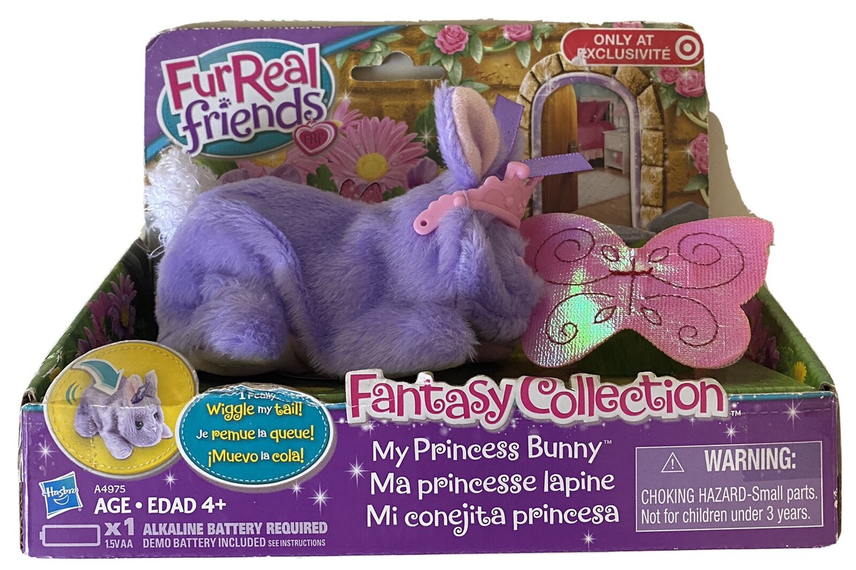 アンティーク　うさぎ　リアルファー  ベアバニー FurReal Friends My Princess Bunny Fantasy Collection Tail Wiggles