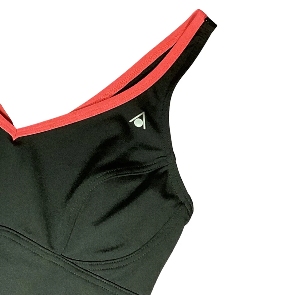 Traje de baño Aqua Sphere para mujer 1 pieza nuevo sin etiquetas talla 34/8 negro/rosa Foto 3 de 4