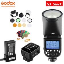 US Godox V1-C TTL Camera Flash Speedlite X3-C Trigger AK-R1 Barndoor For Canon
