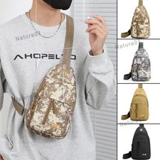 Men Backpack Tactical Sling Bag Chest Shoulder Pack Crossbody Sports Travel US