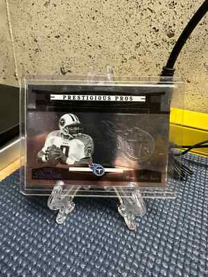 Steve McNair /50 Prestigious Pros 2005 Playoff Prestige Titans Oilers Air
