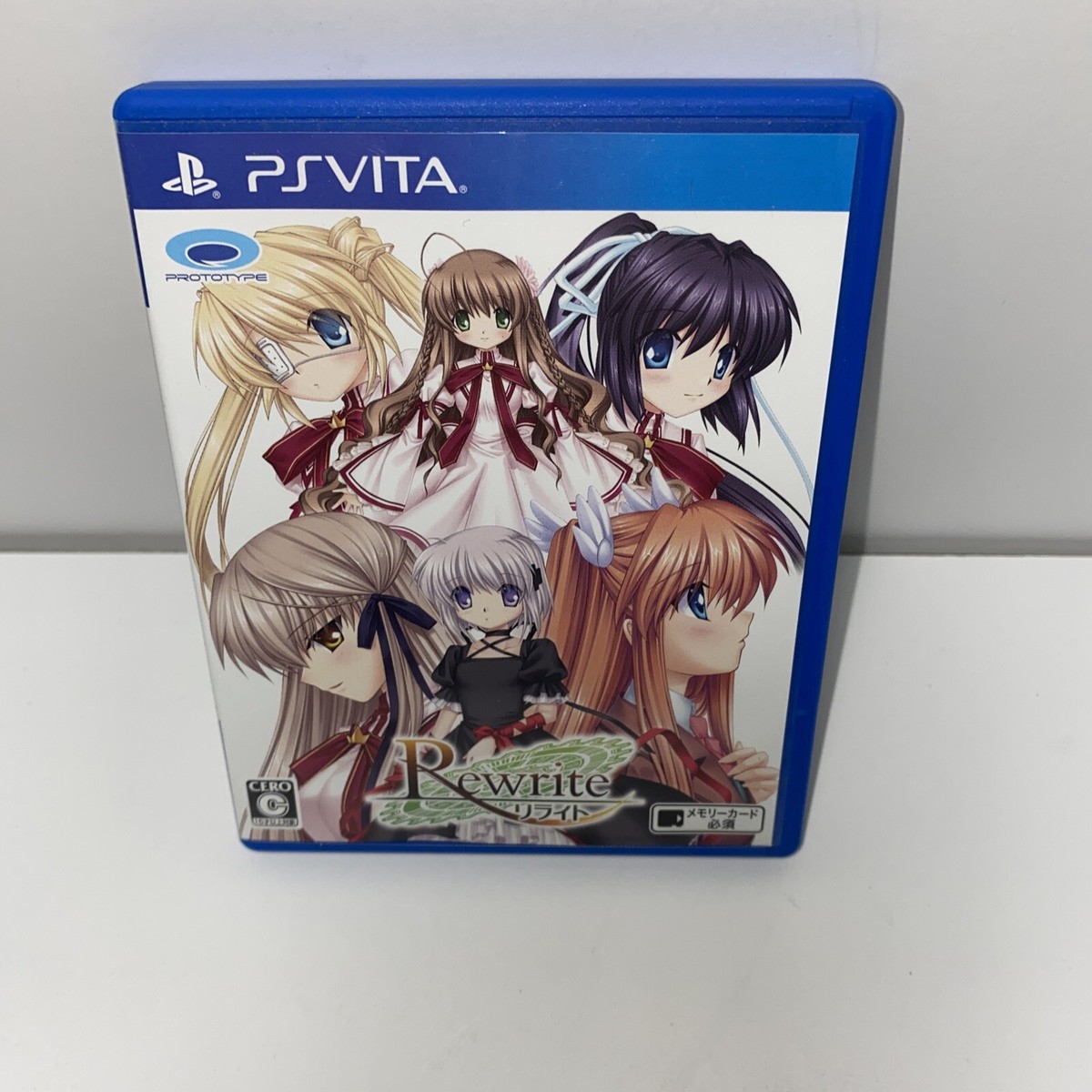 Vitaカセット Rewrite PSVita ProtoType Used Japan Love Adventure Game Boxed