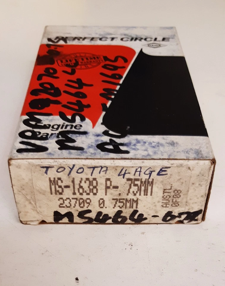 TOYOTA 4AFE 4AGE MR2,CELICA, COROLLA MAIN BEARINGS H/DUTY 0.75=M5464LC MB5527CP - Image 2 of 4